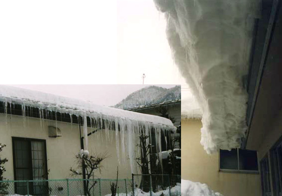 こんな雪やつららも．．．|スノーストップオーケー